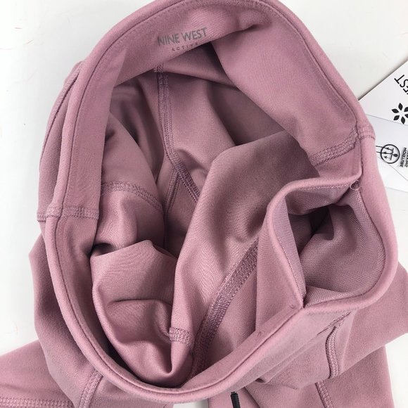 NEW - Nine West Active Pink Leggings with Zip Pockets Athleisure Comfy Gym - Picture 8 of 10